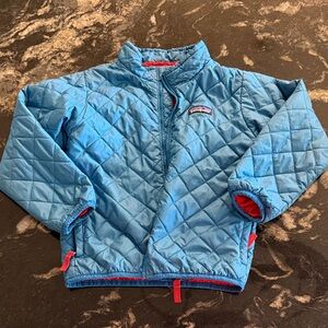 Patagonia Kids Teal Quilted Puffer Jacket